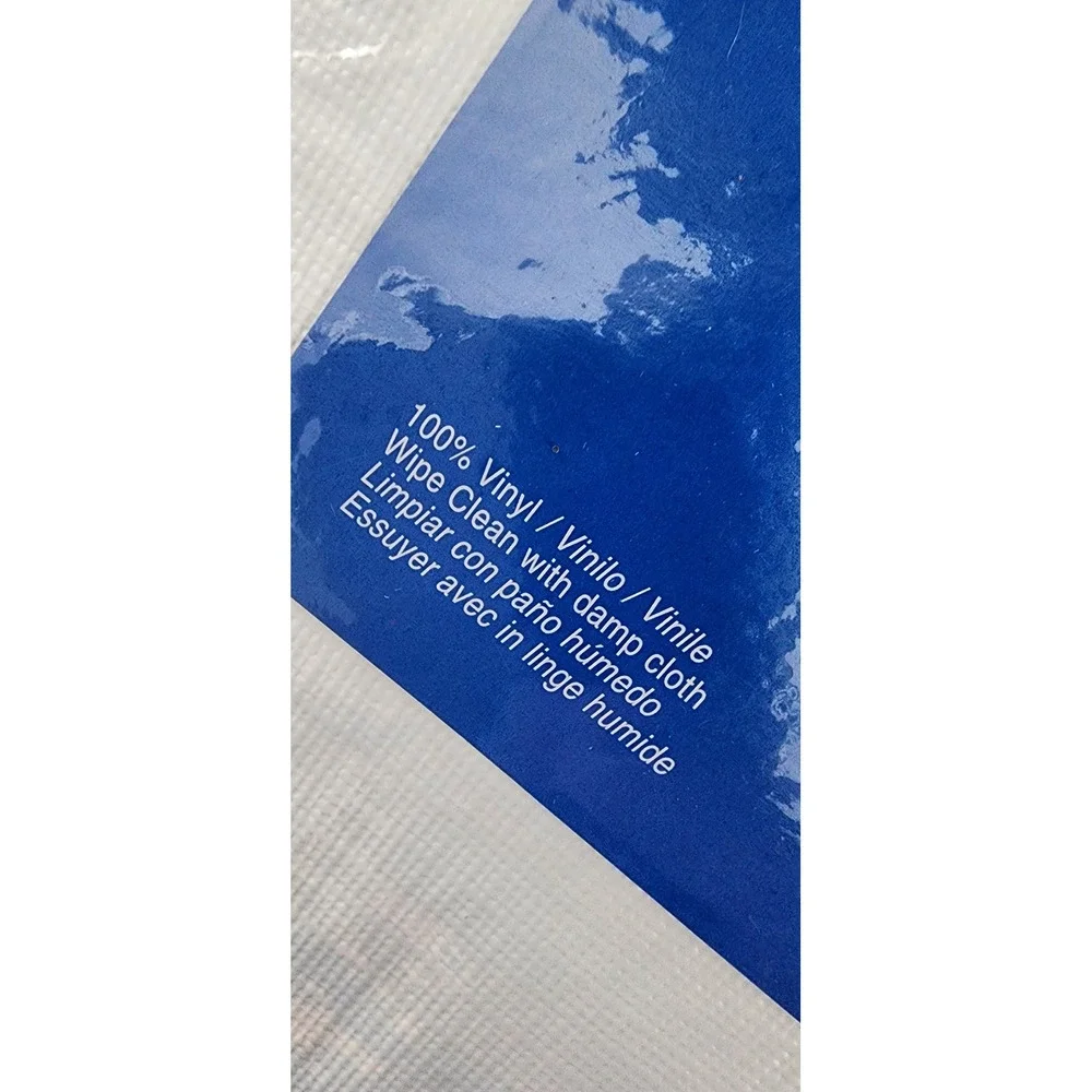 Elrene Home Fashions Table Pad 52x108 White New Heavy Gauge Vinyl Felt Back